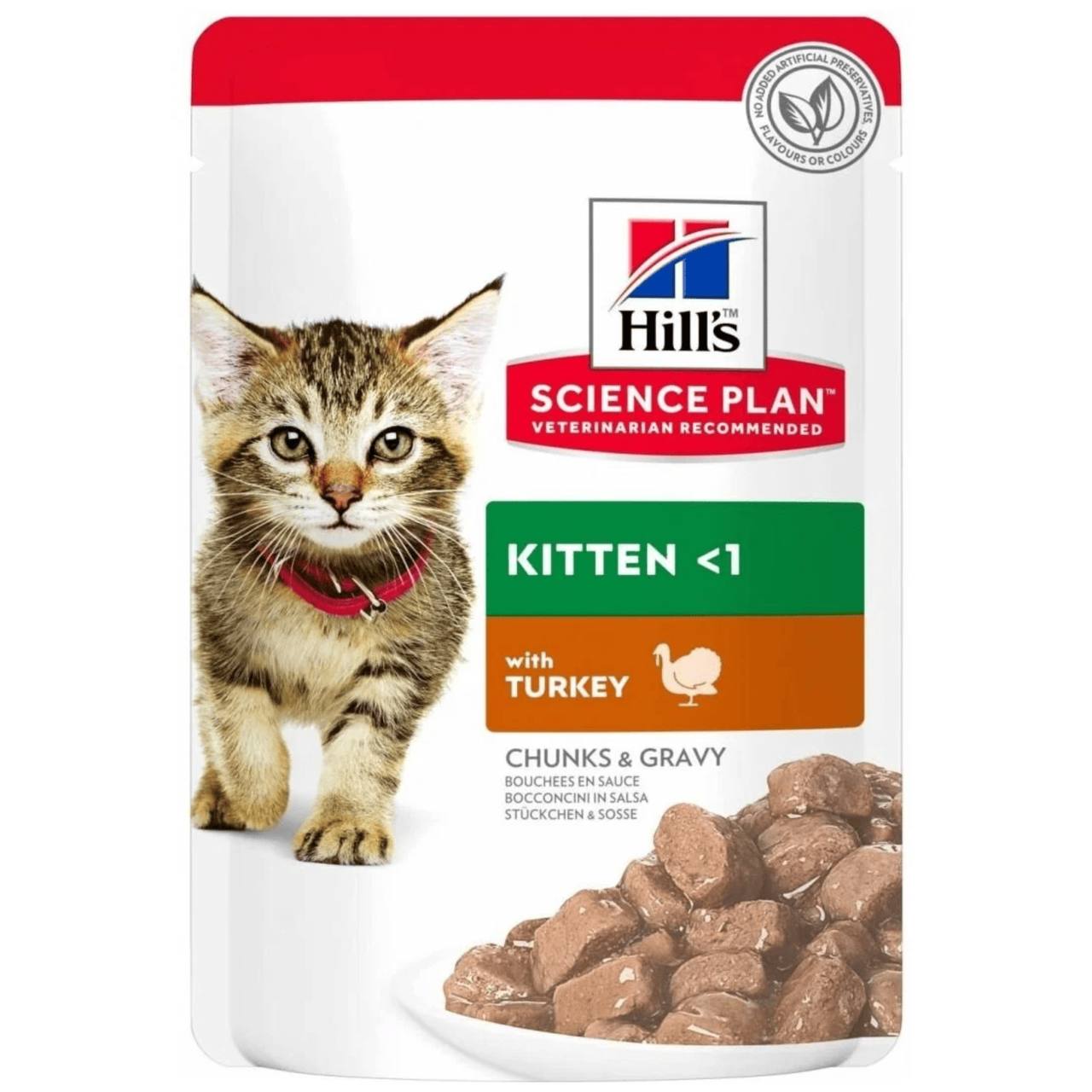 Hill's SP Kitten Индейка в соусе пауч д/котят 85 г