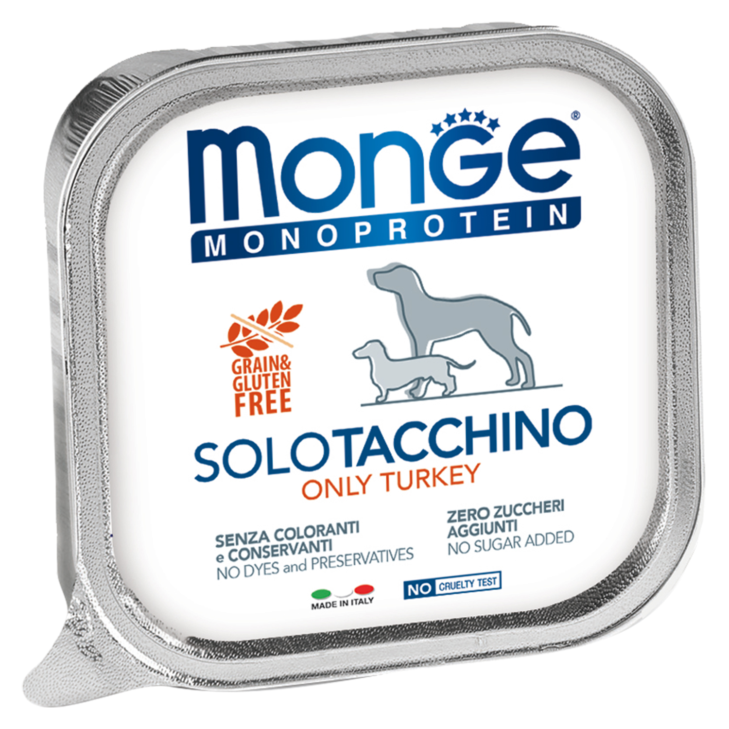 Monge Monoprotein Solo Индейка паштет конс д/соб 150 г