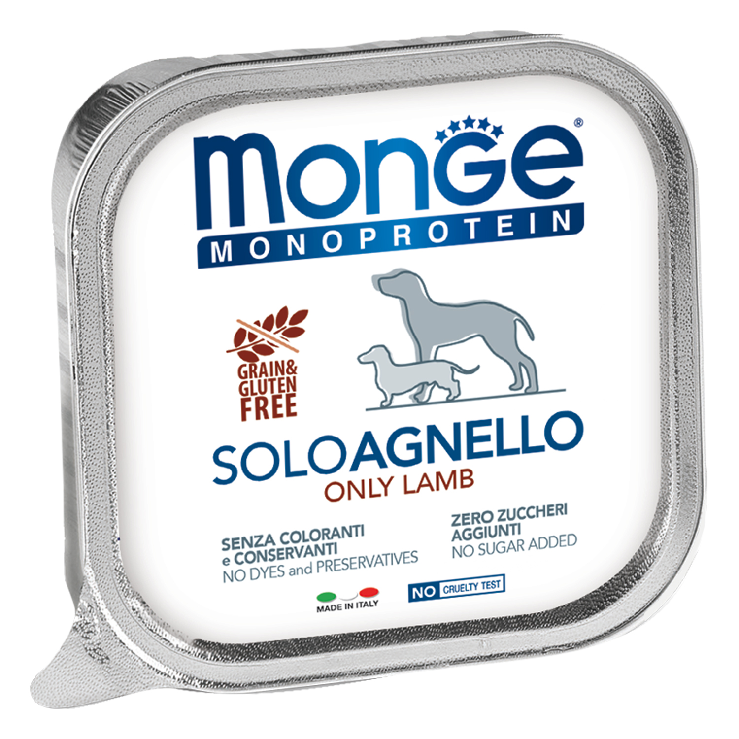 Monge Monoprotein Solo Ягненок паштет конс д/соб 150 г