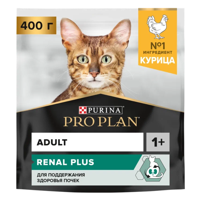 Pro Plan Adult Renal Plus Курица д/кош 400 г