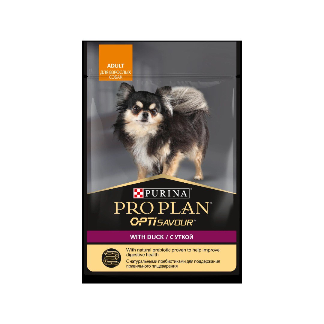 Pro Plan Dog Opti Savour Adult Утка пауч д/соб 85 г