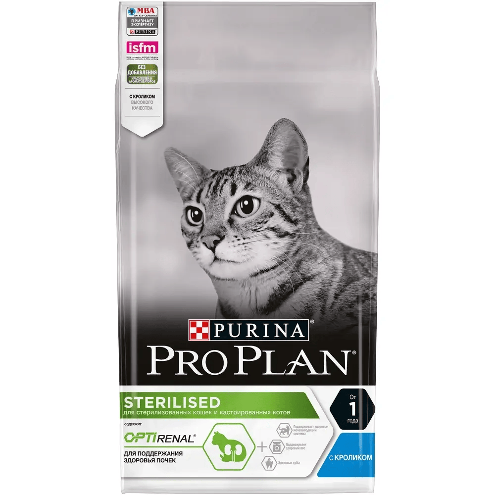 Pro Plan Sterilised Renal Plus Кролик д/кош 400 г