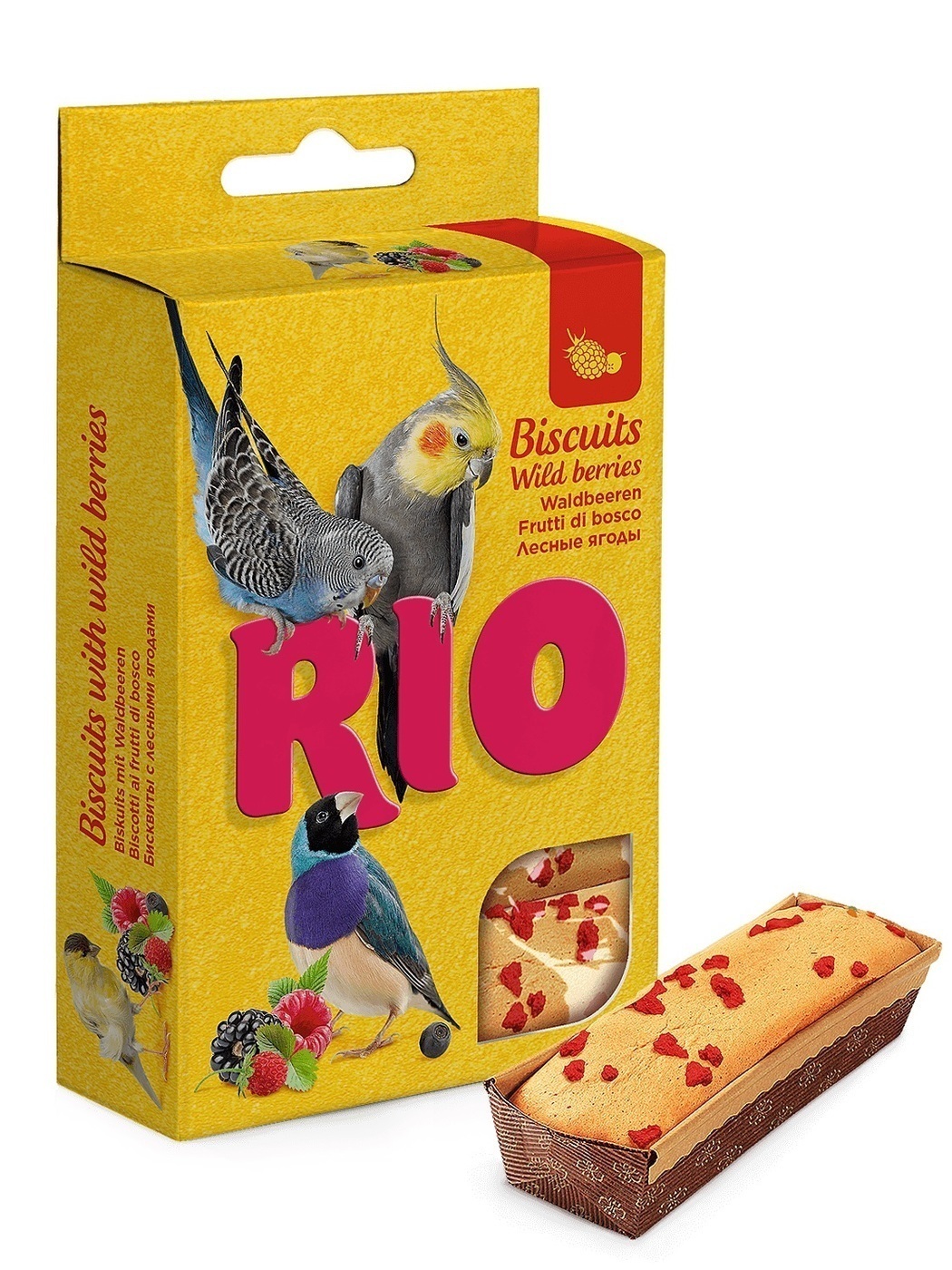 Rio Бисквиты д/птиц с лесными ягодами 5*7 г