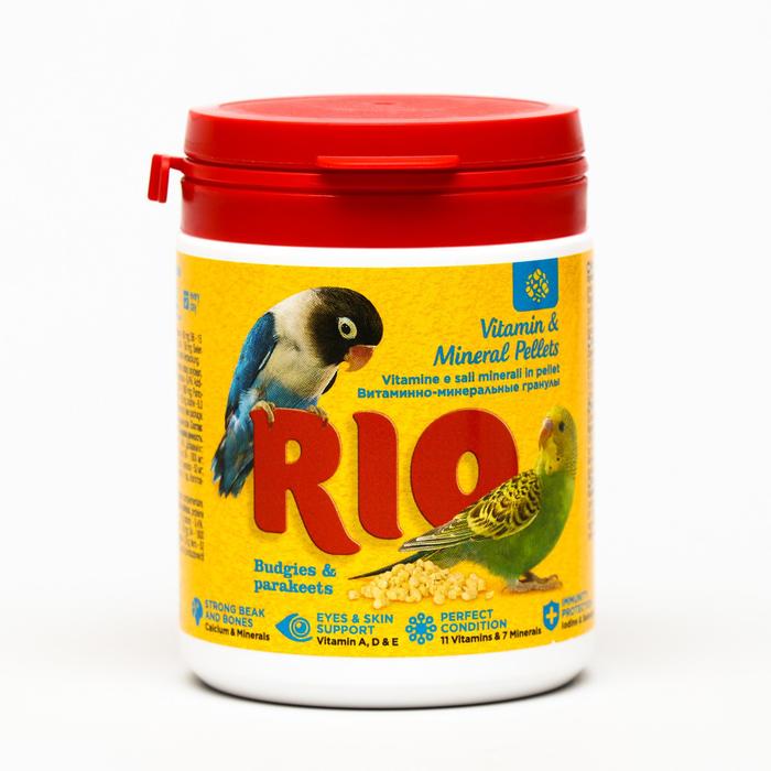 Rio витаминно-минеральные гранулы д/волн и сред попугаев 120 г