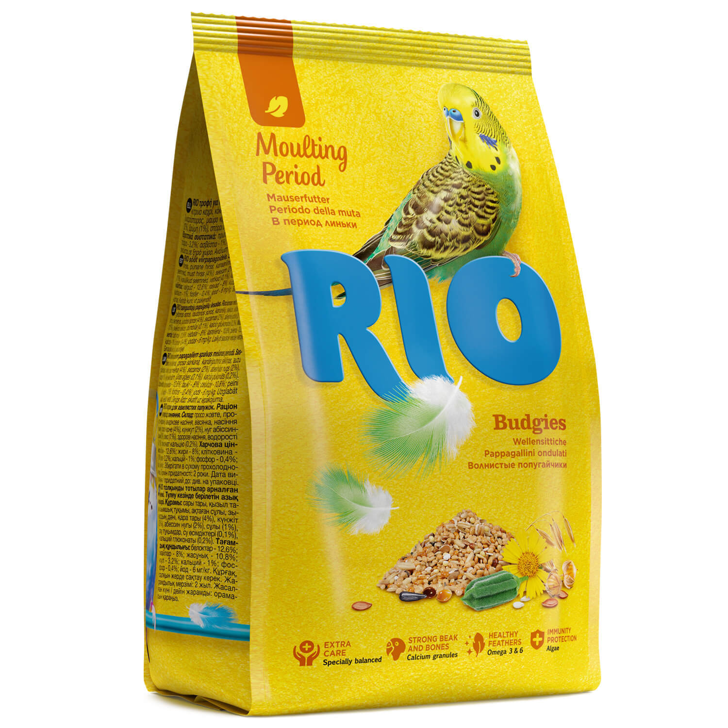 Rio корм в период линьки д/волн попугаев 1 кг