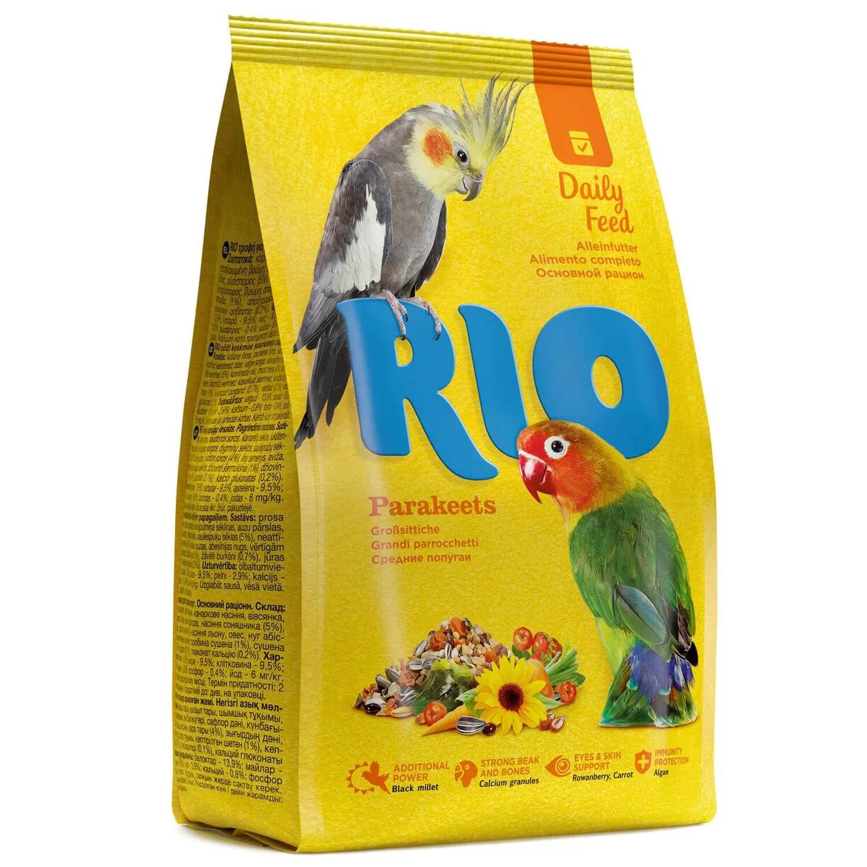 Rio корм д/средн попугаев 1 кг