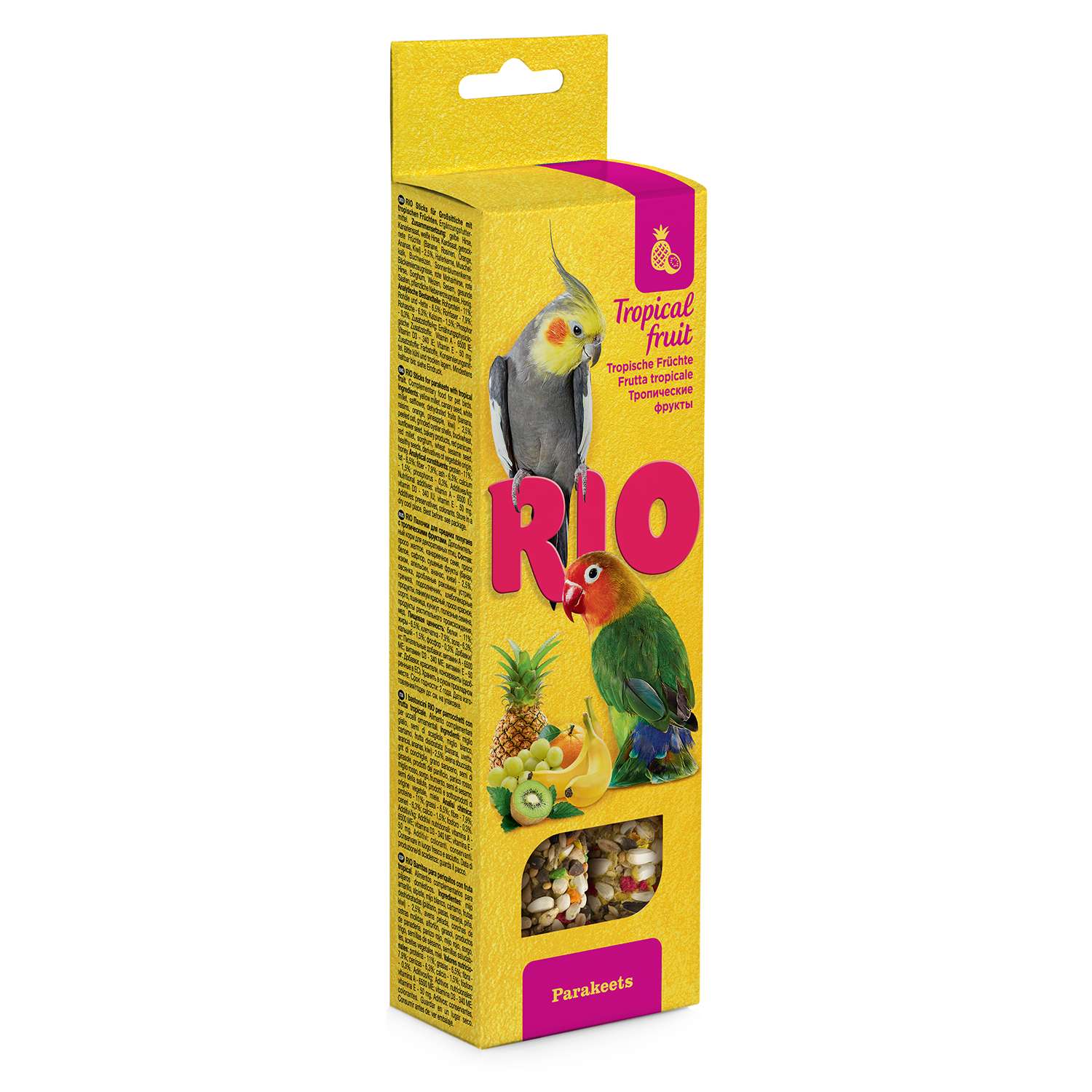 Rio палочки д/средних попугаев с тропическими фруктами 2 шт