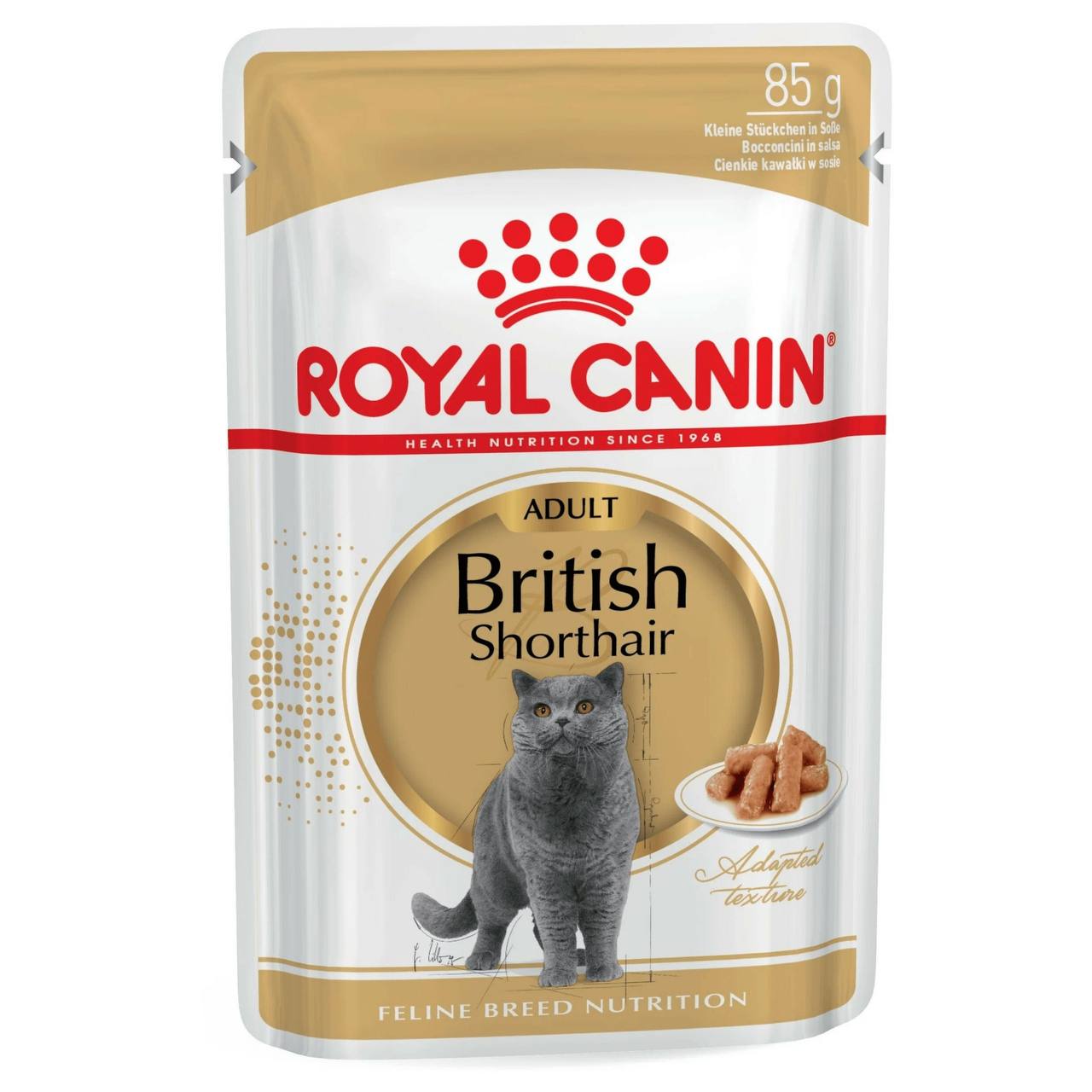 Royal Canin British Shorthair Adult в соусе пауч д/кош 85 г