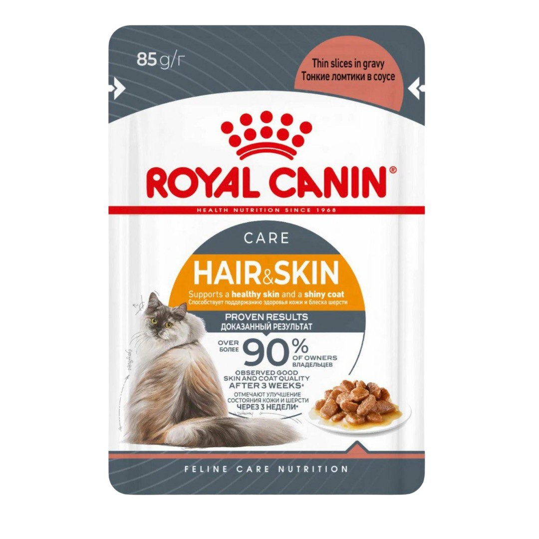 Royal Canin Hair&Skin в соусе пауч д/кош 85 г