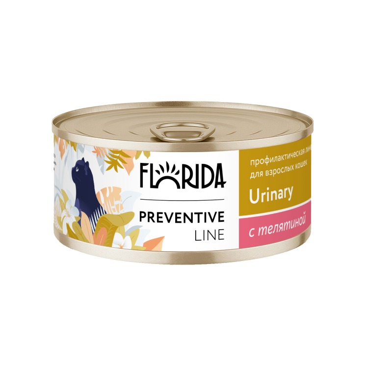 Florida Preventive Line Urinary Телятина конс д/кош 100 г