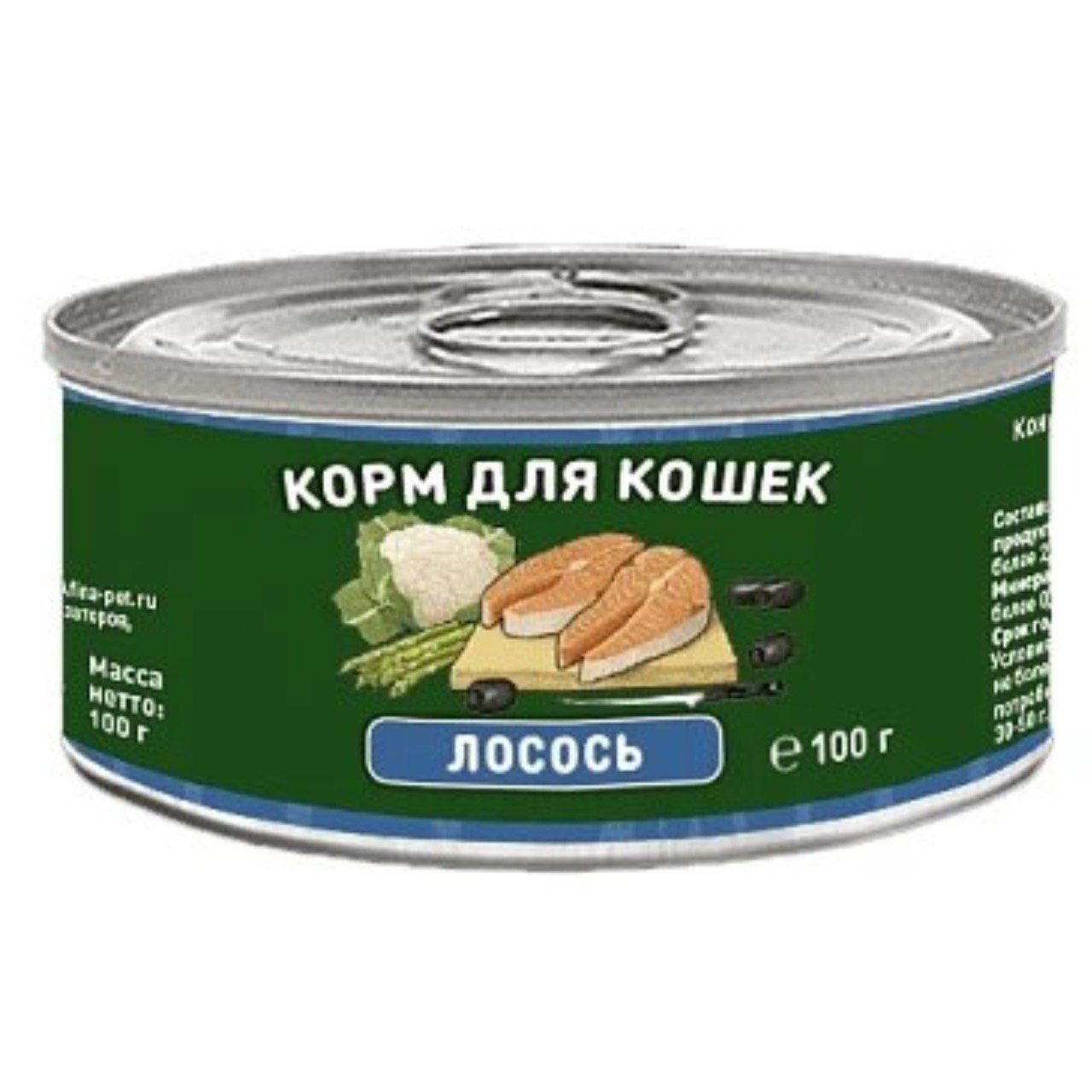 Solid Natura Лосось конс д/кош 100 г