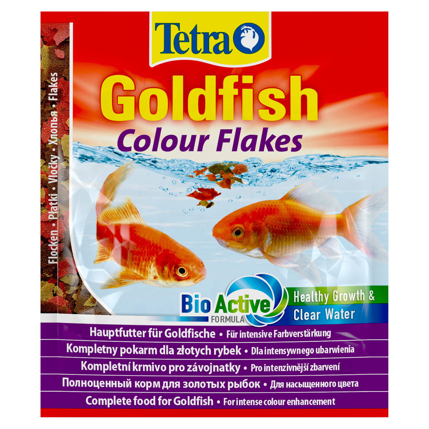 Tetra Goldfish Color корм д/золотых рыбок хлопья 12 гр
