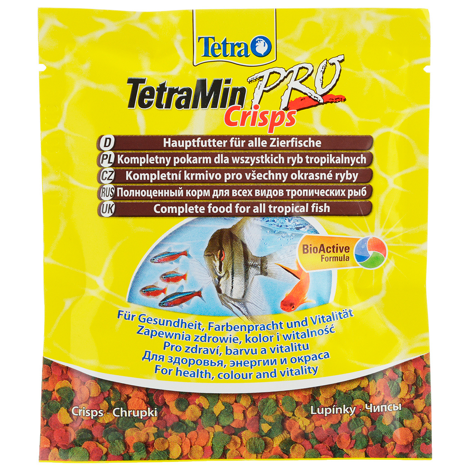TetraMin Pro Crisps чипсы д/всех тропич рыб 12 г