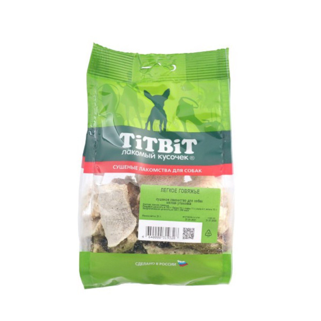 TitBit Легкое говяжье мягкая упак д/соб 21 г
