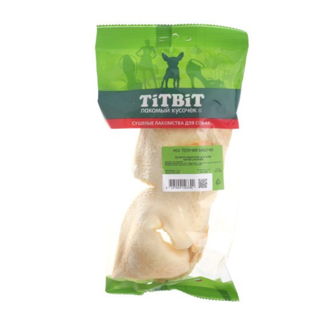 TitBit Нос телячий бабочка мягкая упак д/соб 56 г
