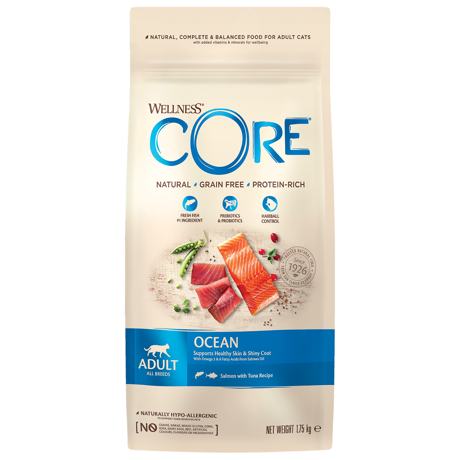 Wellness Core Adult Лосось/Тунец д/кош 1,75 кг