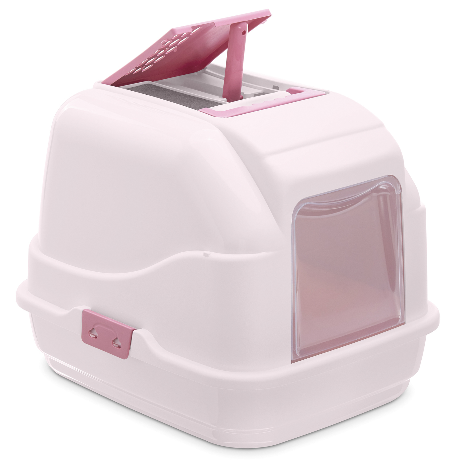Био-туалет IMAC EASY CAT нежно-розовый д/кош 50х40х40h см