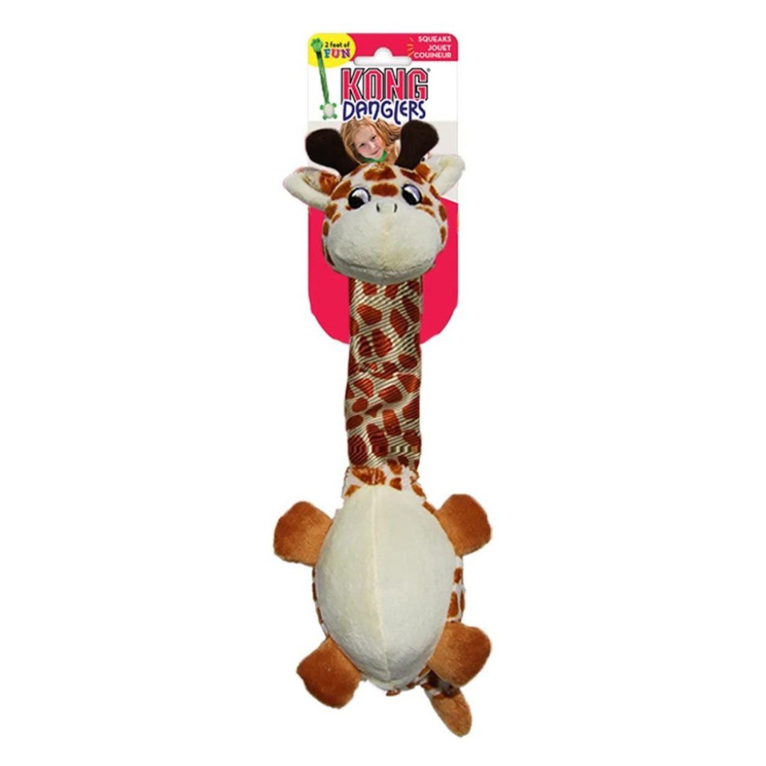 Игрушка KONG Danglers Жираф с шуршащей шеей д/соб 62 см