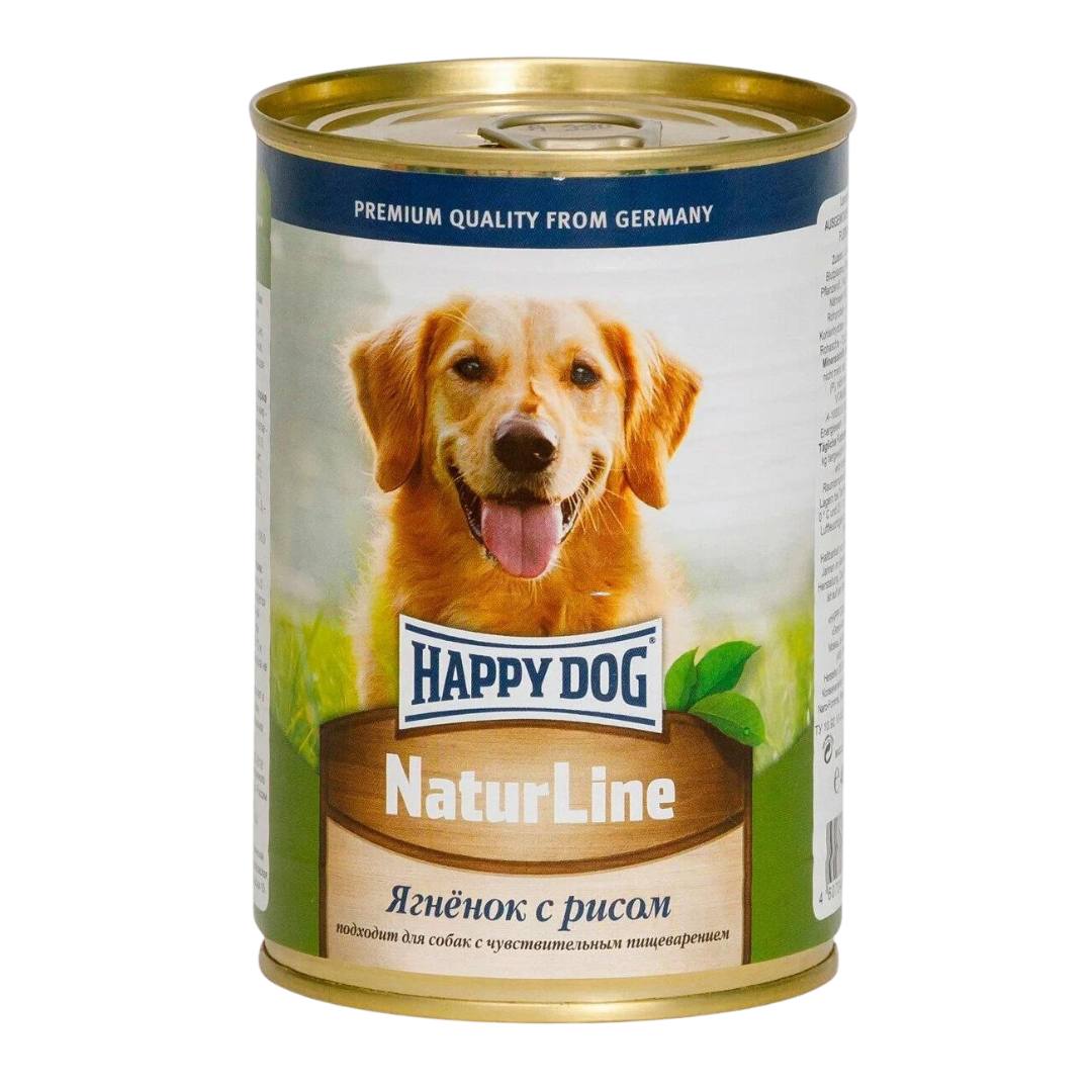 Happy Dog Nature Line Ягненок/рис конс д/соб 410 г