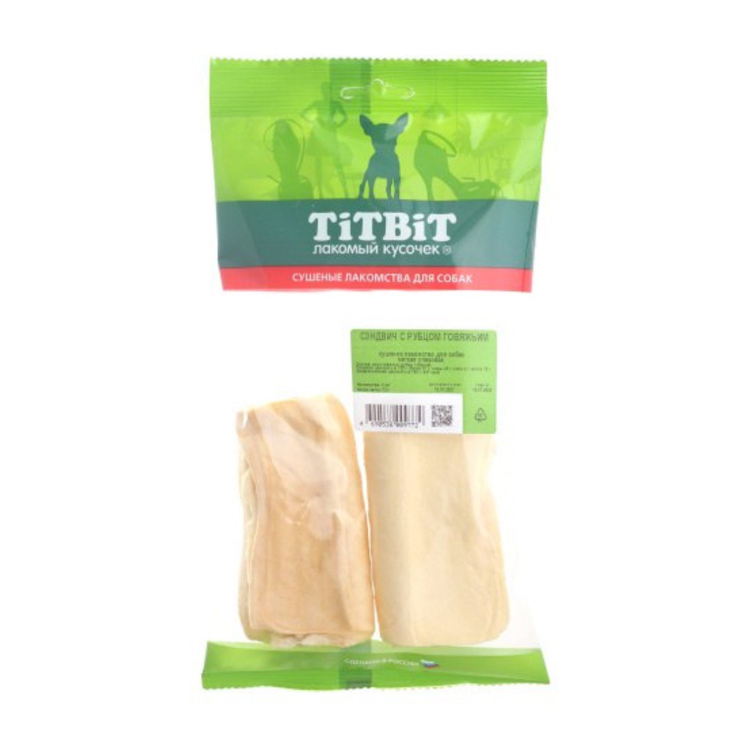 Лакомство TitBit Сэндвич с рубцом говяжьим д/собак