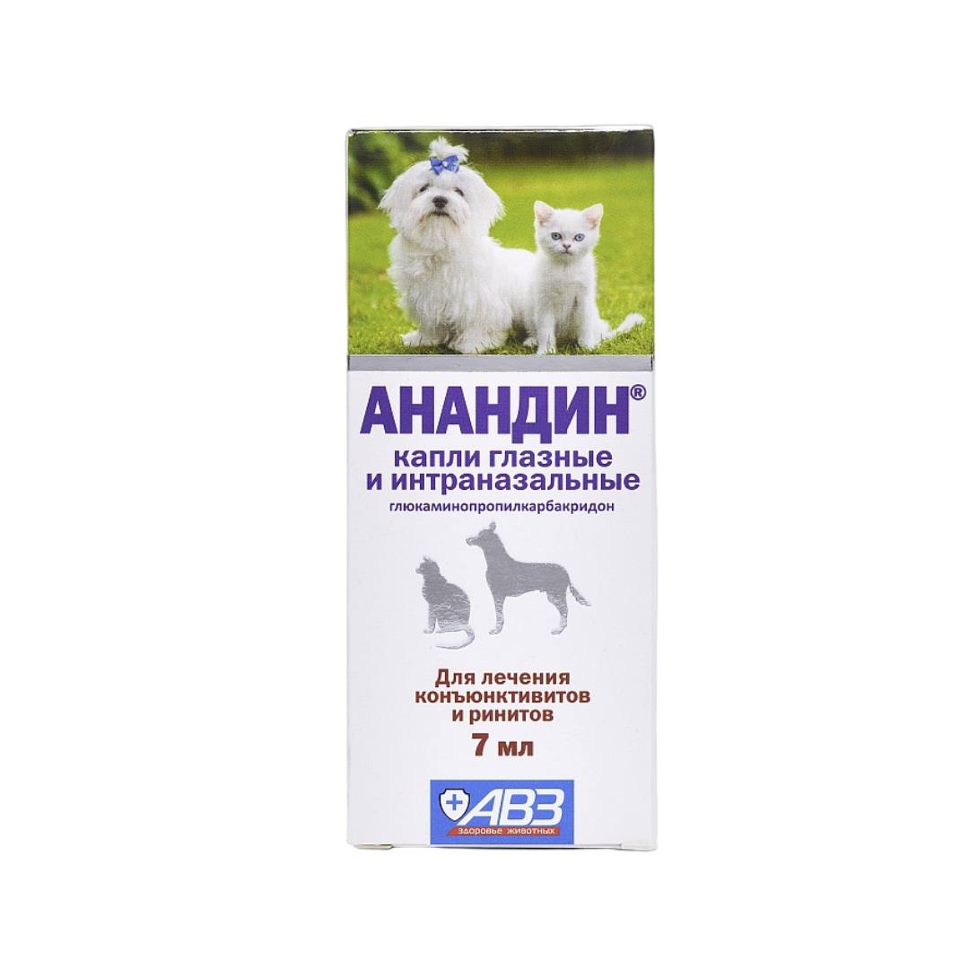 Анандин капли ушные д/кош и соб 5 мл