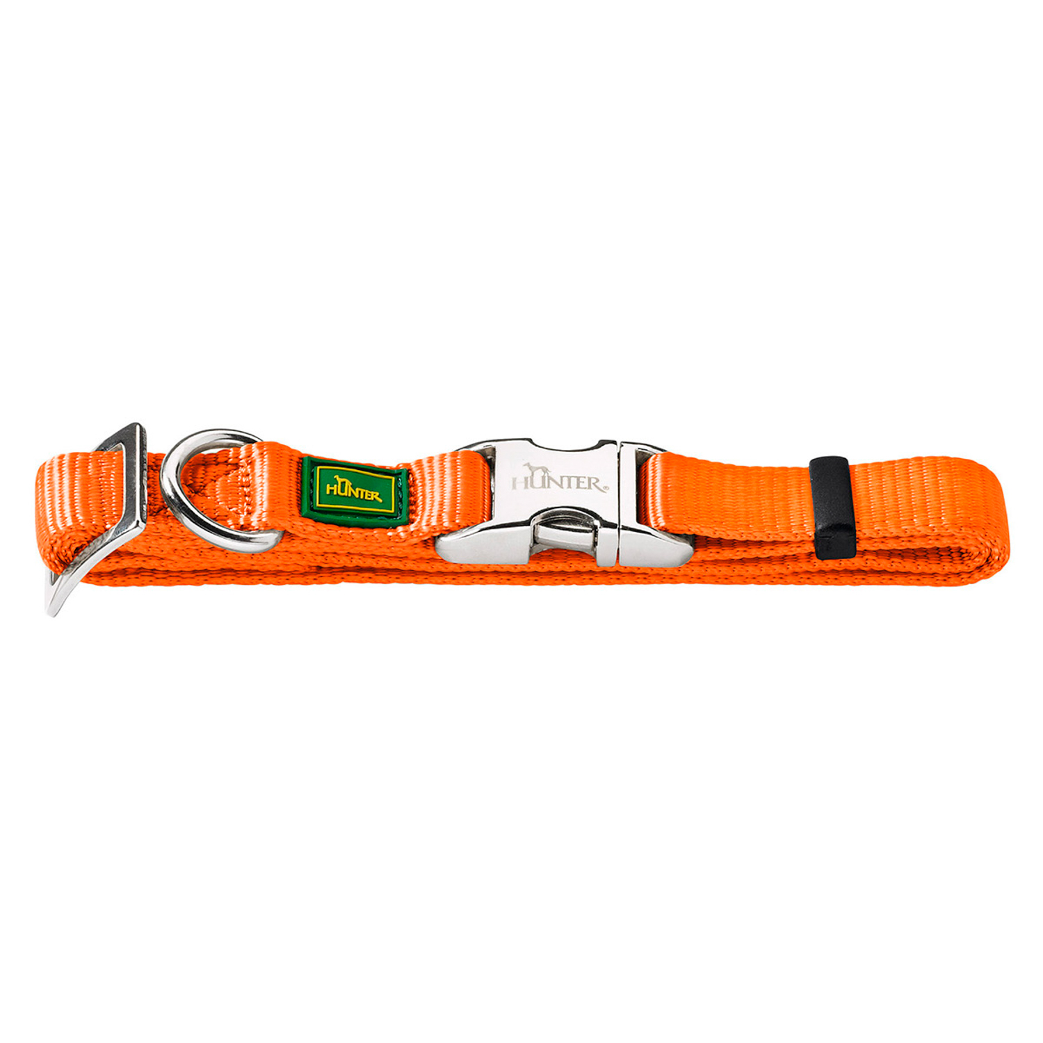Ошейник Hunter ALU-Strong L Нейлон Оранжевый с металлической застежкой (45-65 см) д/соб
