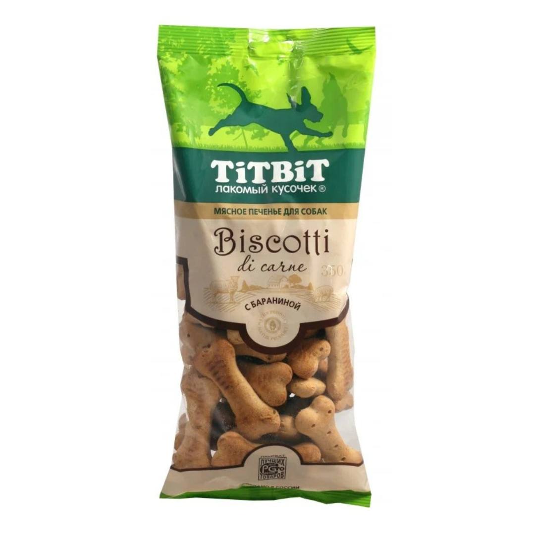 Печенье TitBit Biscotti Баранина д/соб 350 г
