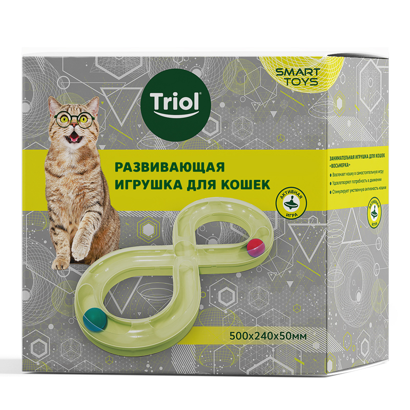 Развивающая игрушка Triol Smart toys "Восьмерка" д/кош 50*24*5 см