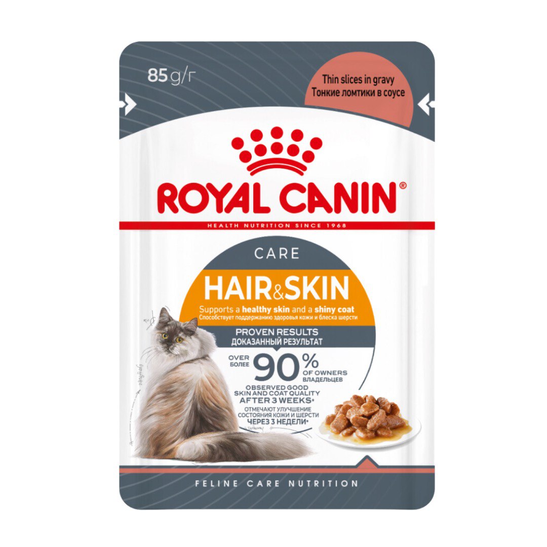 Royal Canin Hair&Skin в соусе пауч д/кош 85 г