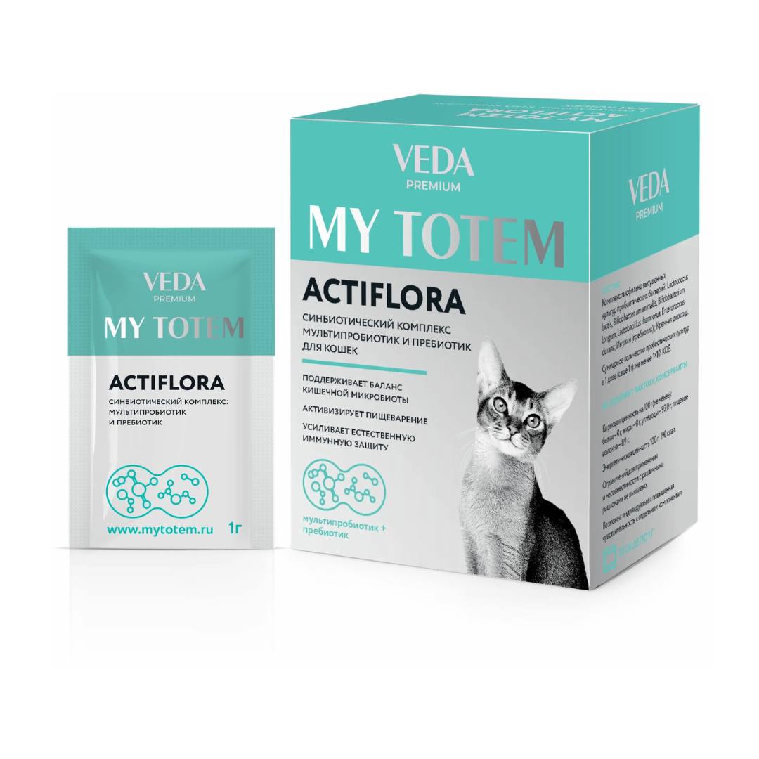 My Totem Actiflora синбиотический комплекс д/кош 1г (цена за 1 шт)