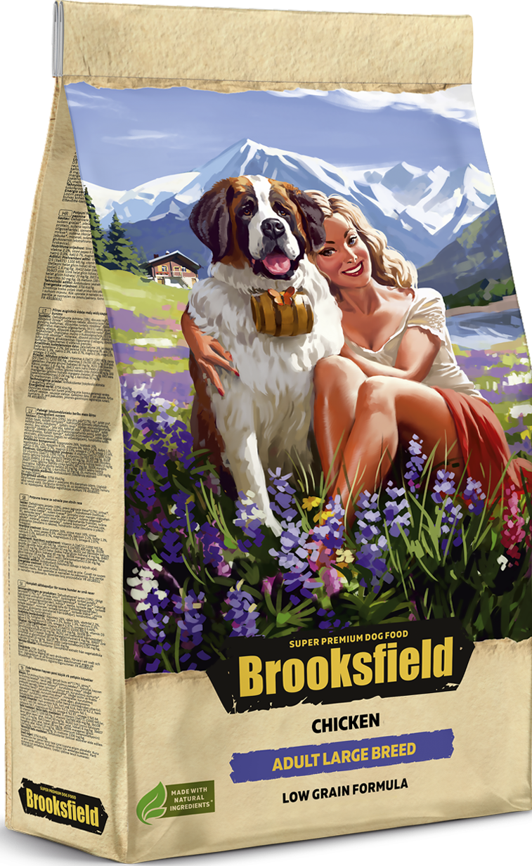 Brooksfield Dog All Breeds Курица/рис д/соб 800 г