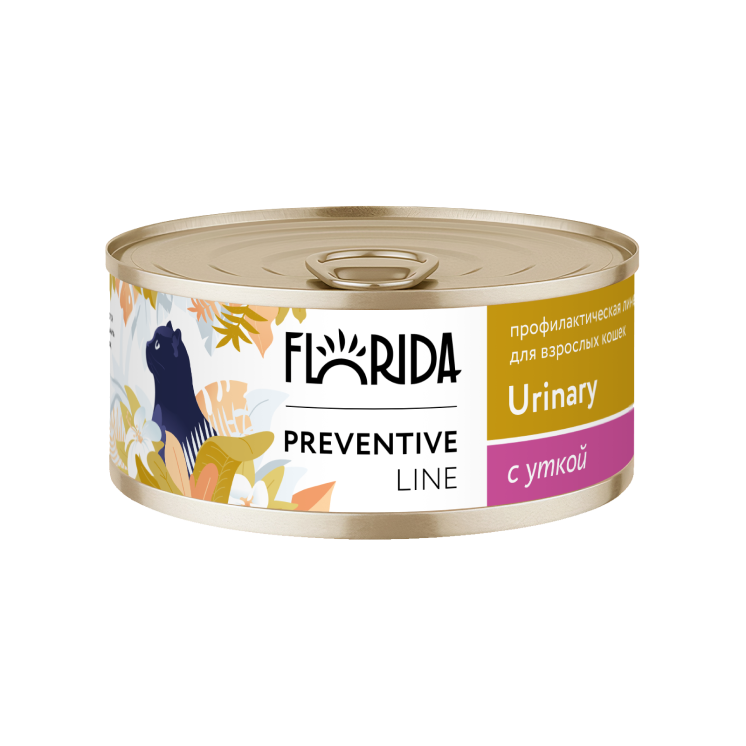 Florida Preventive Line Urinary Утка конс д/кош 100 г