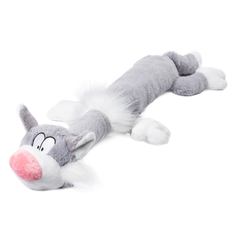 Игрушка PLUSH FRIENDZ Кот с пищалками для собак 63см