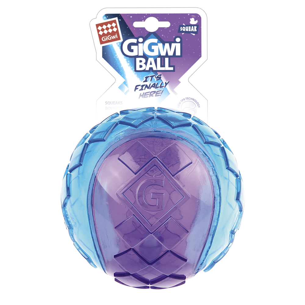 Игрушка GiGwi Ball Мяч с пищалкой д/соб 8 см