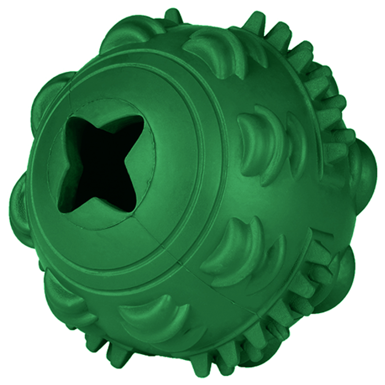 Мяч Mr. Kranch зеленый с ароматом курицы д/соб 8 см