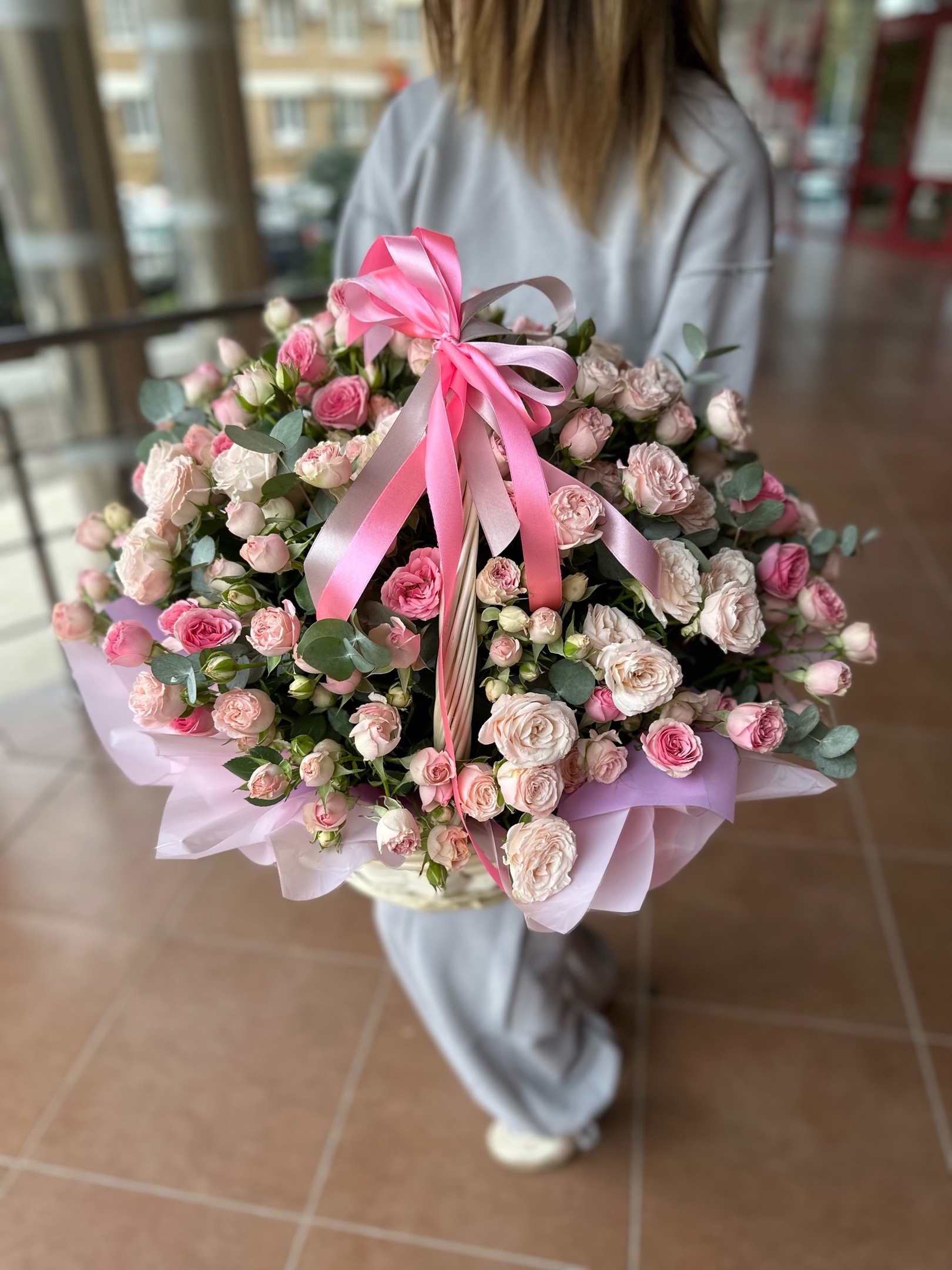 Премиум композиции  в корзине