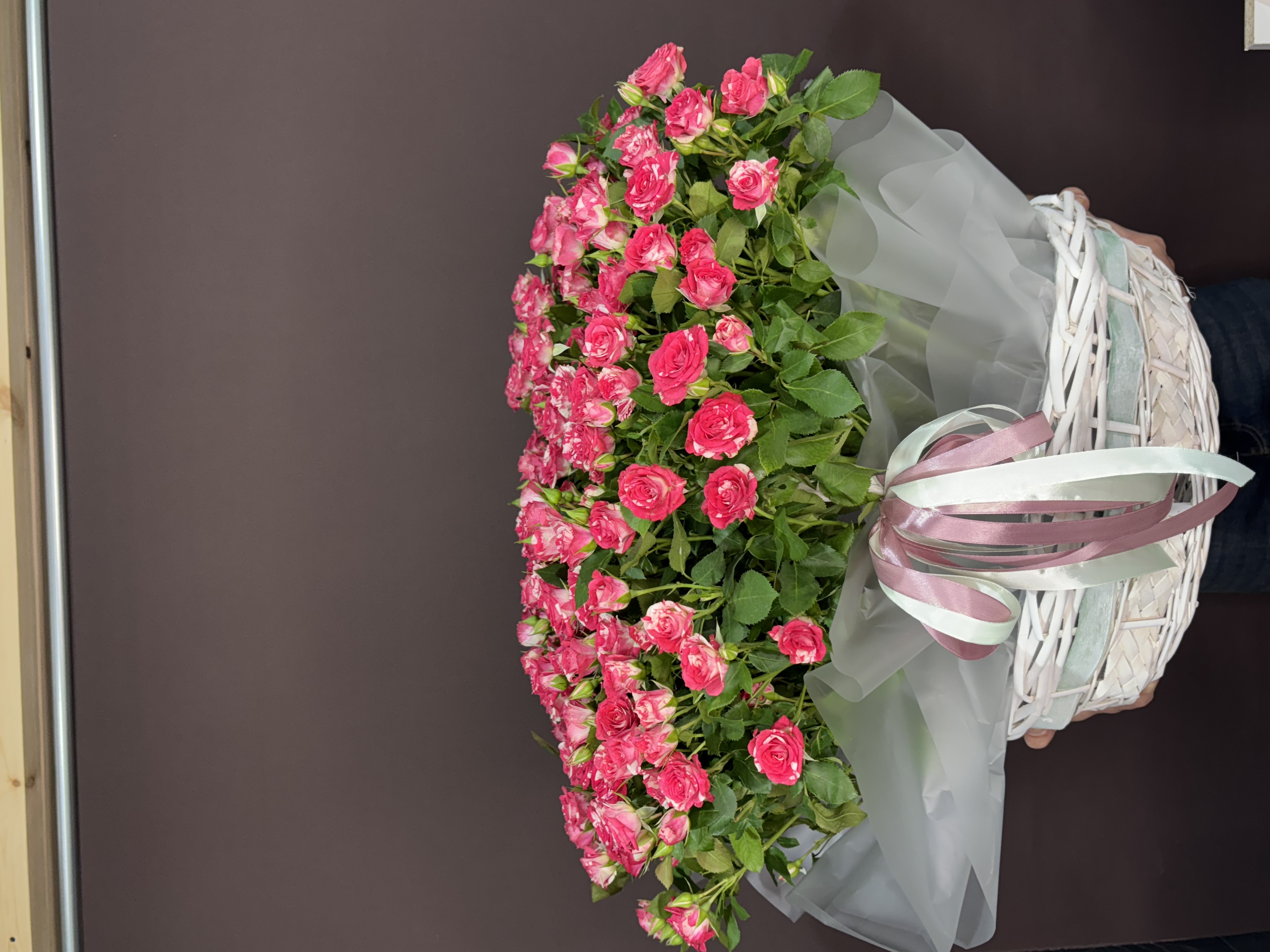 Премиум композиции  в корзине