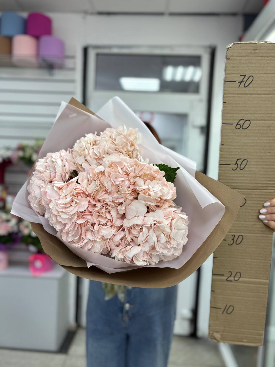 Букет из 5ти гортензий