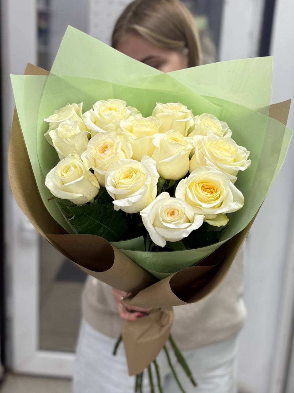 Букет 13 роз 60 см