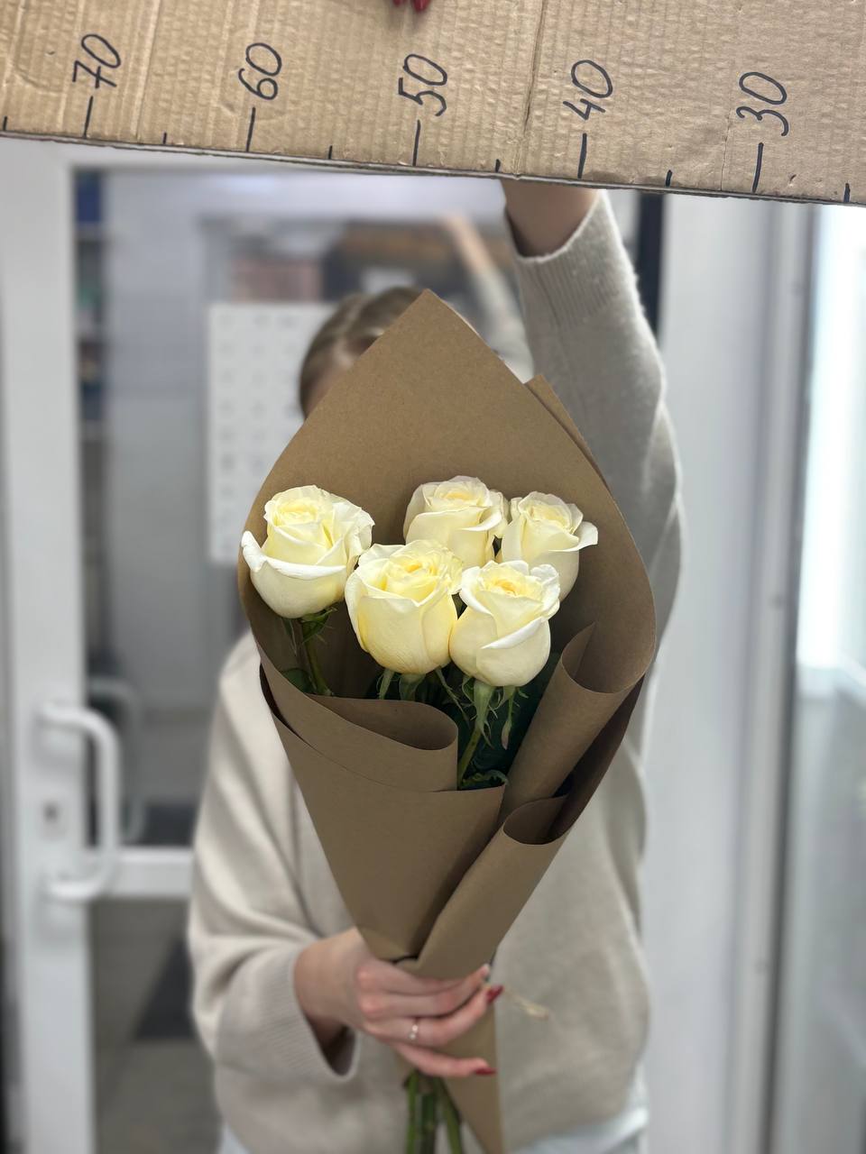 Букет  5 роз Эквадор