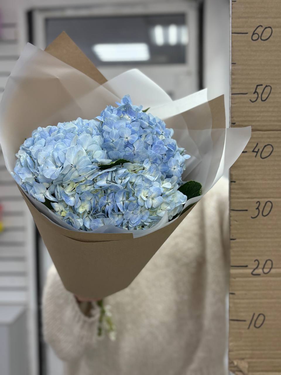 Букет из 3х гортензий