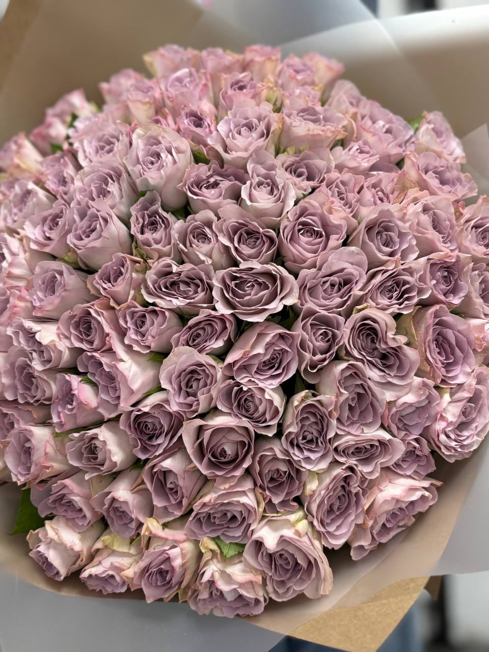 Букет из 101 розы 40 см