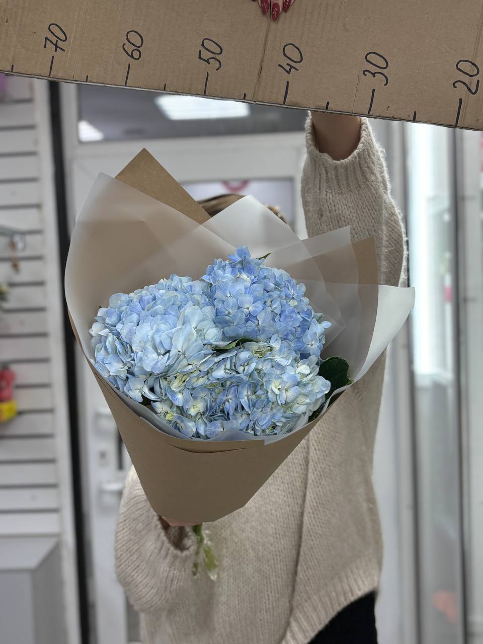 Букет из 3х гортензий