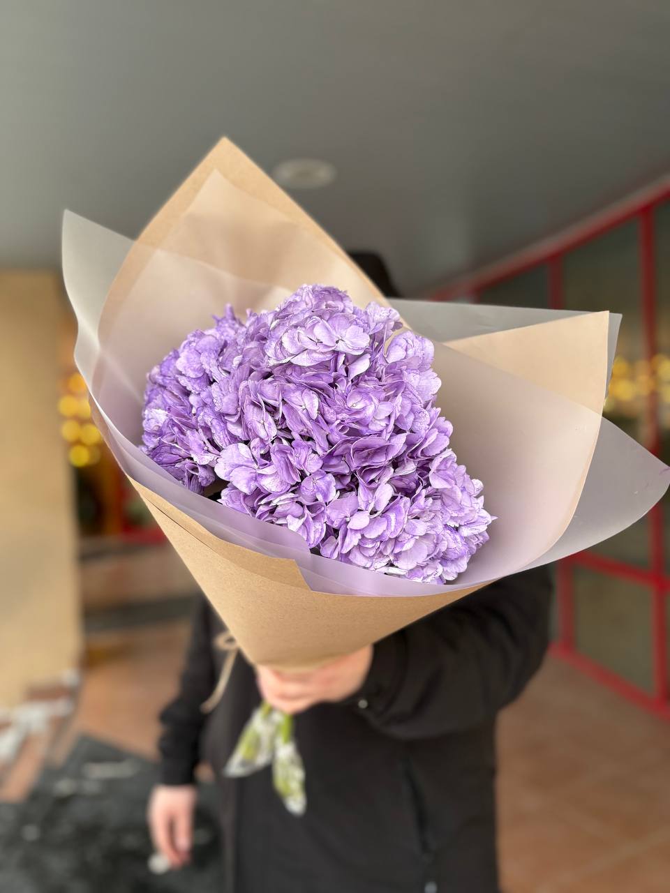 Букет из 3х гортензий