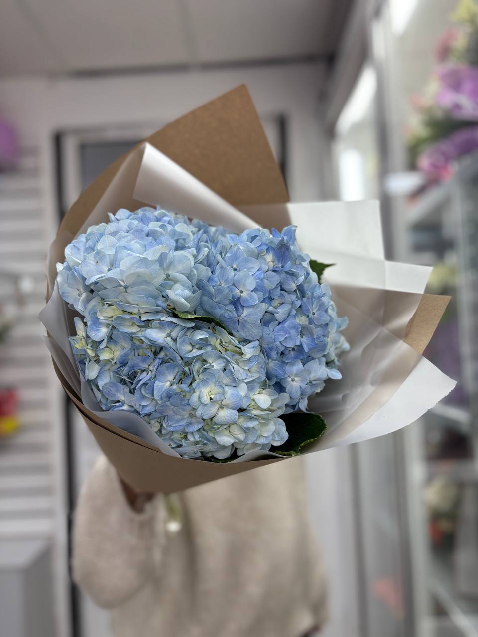 Букет из 3х гортензий