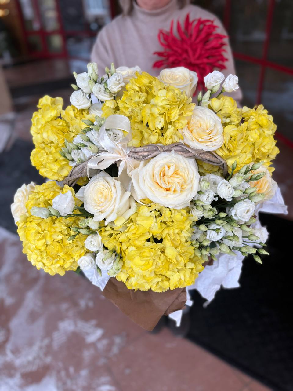 Композиция в корзине