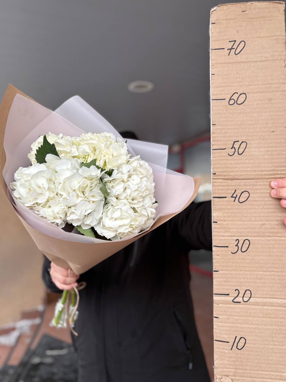 Букет из 3х гортензий