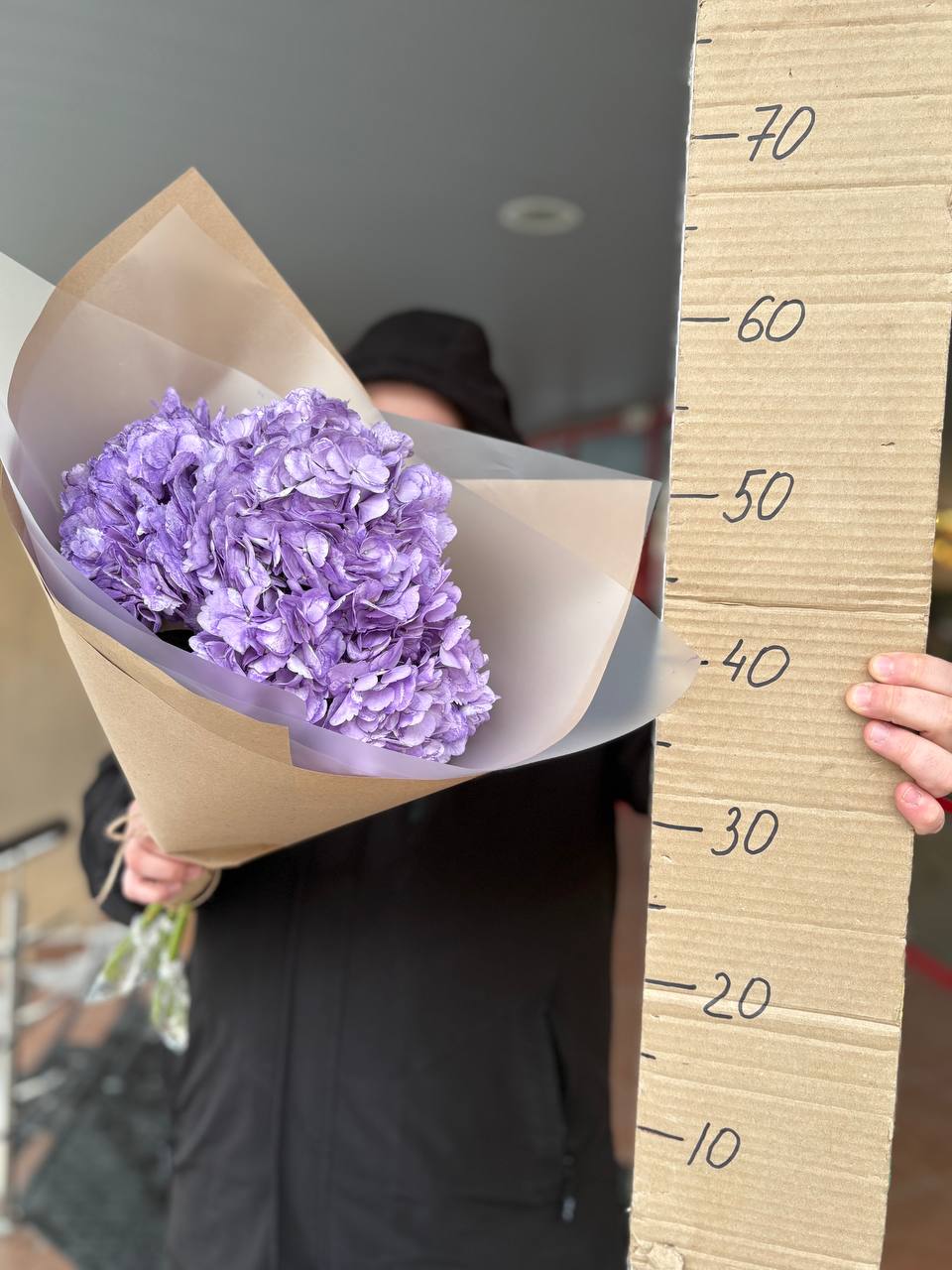 Букет из 3х гортензий