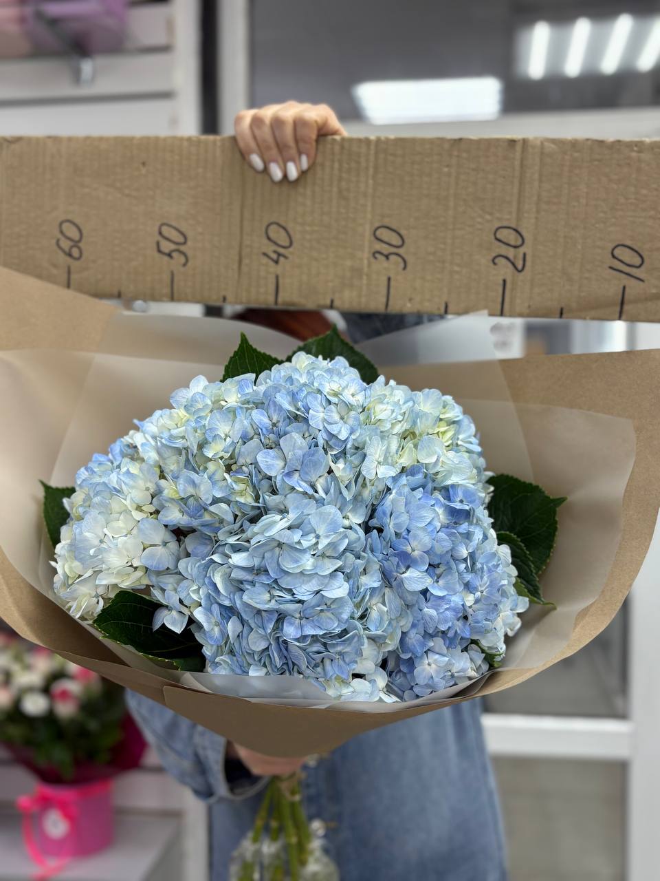 Букет из 5ти гортензий