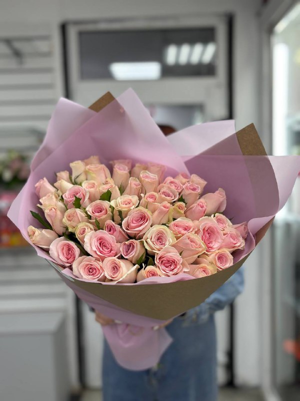 Букет из 101 розы 40 см